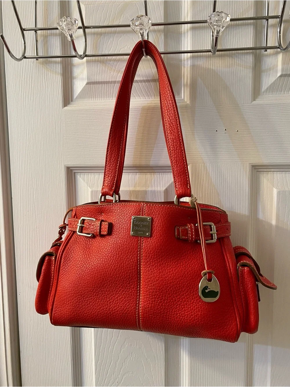 Dooney and Bourke Pebbled leather Satchel great condition clean interior